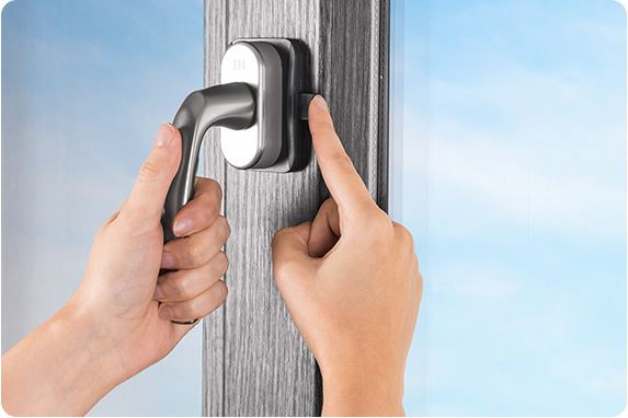 Siguranță Uși Balcon și Ferestre Gri Reer 70021 - imagine 3