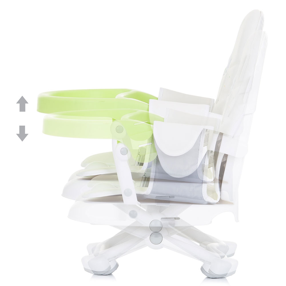 Înălțător Scaun Masa Chipolino Lollipop, Aloe - imagine 3