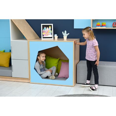 Casuta Joaca Moje Bambino Quadro - Bleu - imagine 10