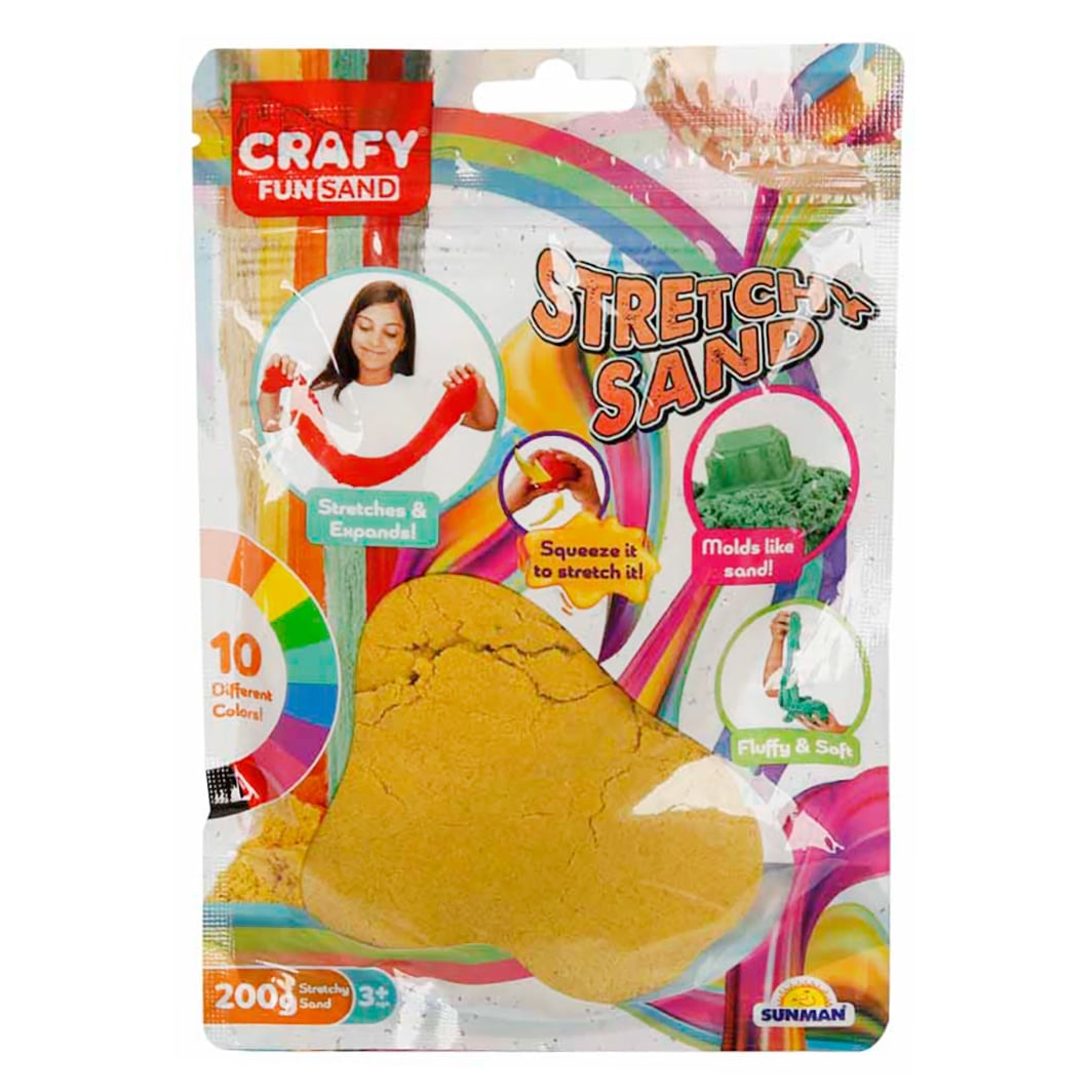 Nisip Kinetic Crafy Galben 200g