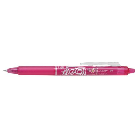 Roller Pilot FriXion Clicker 0.7mm Roz, Șterge & Rescrie