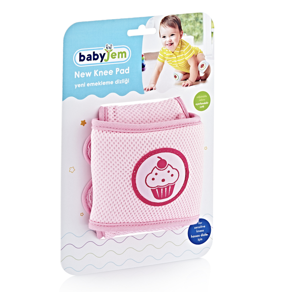 Genunchiere Babyjem Cupcake Pink - Protecție Genunchi - imagine 3