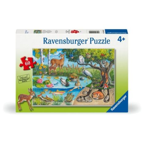 Puzzle Ravensburger Animale Apă 60 Piese