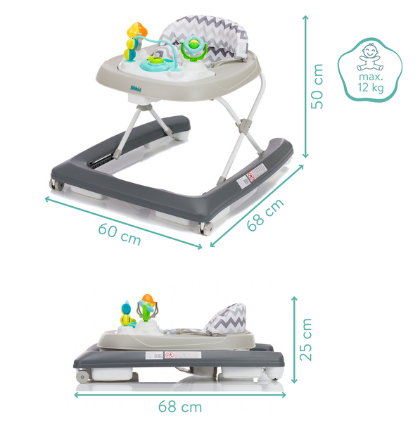 Premergator Fillikid Grey Sigur si Pliabil - imagine 2