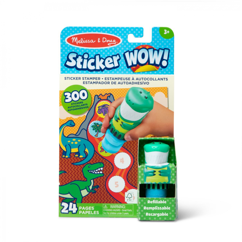 Melissa & Doug Dinozaur - Autocolante & Stampila