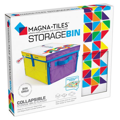 Cutie depozitare Magna-Tiles 2-în-1 Covor joacă