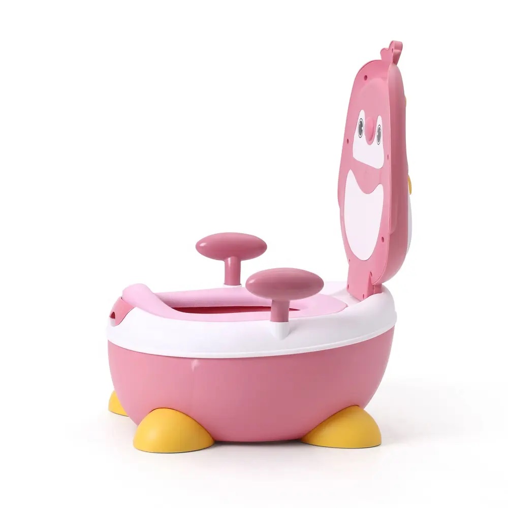 Olita Little Mom Pink Penguin cu design ergonomic - imagine 4