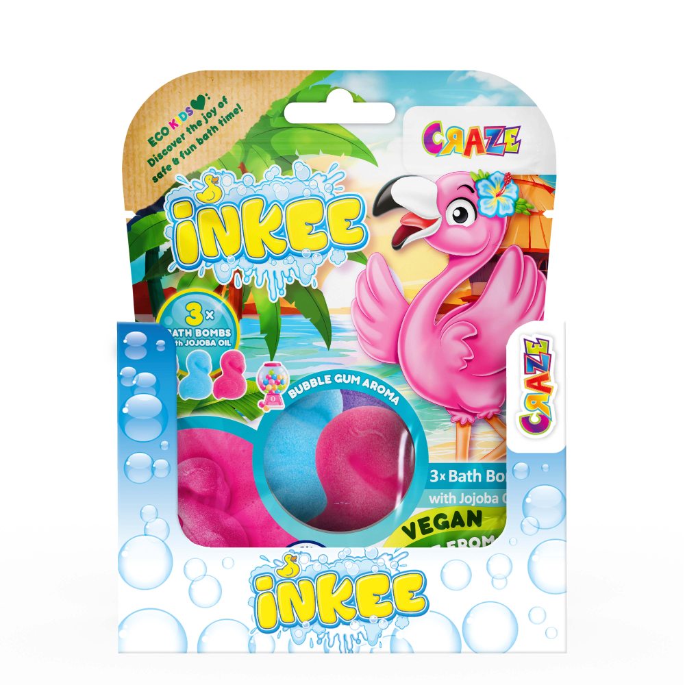 Bombe de Baie Inkee Flamingo | Relaxare și Culoare - imagine 2