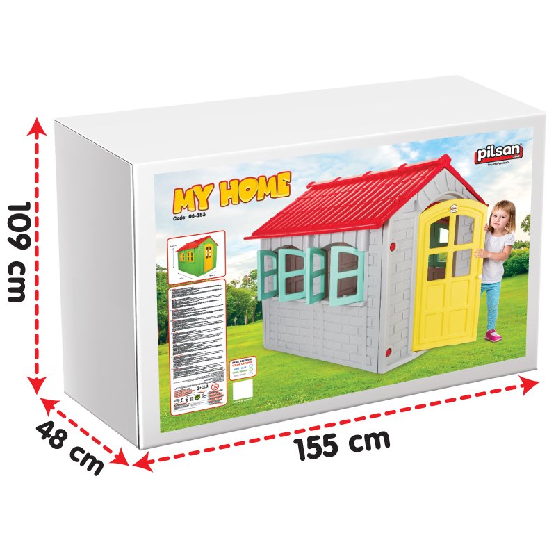 Casuta gradina Pilsan My Home Gri, rezistent UV - imagine 2