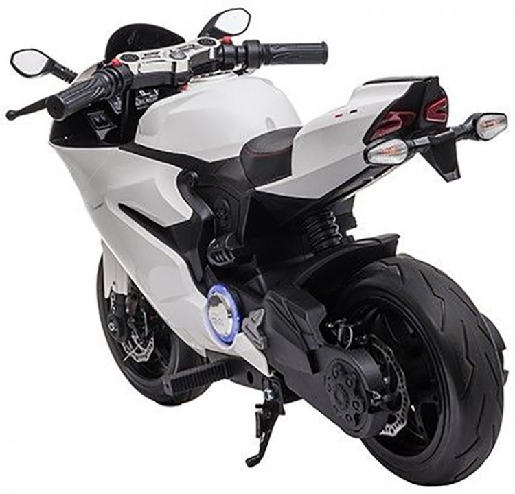 Motocicleta Electrică Perfect SX1629 24V, 250W, Alb - imagine 2