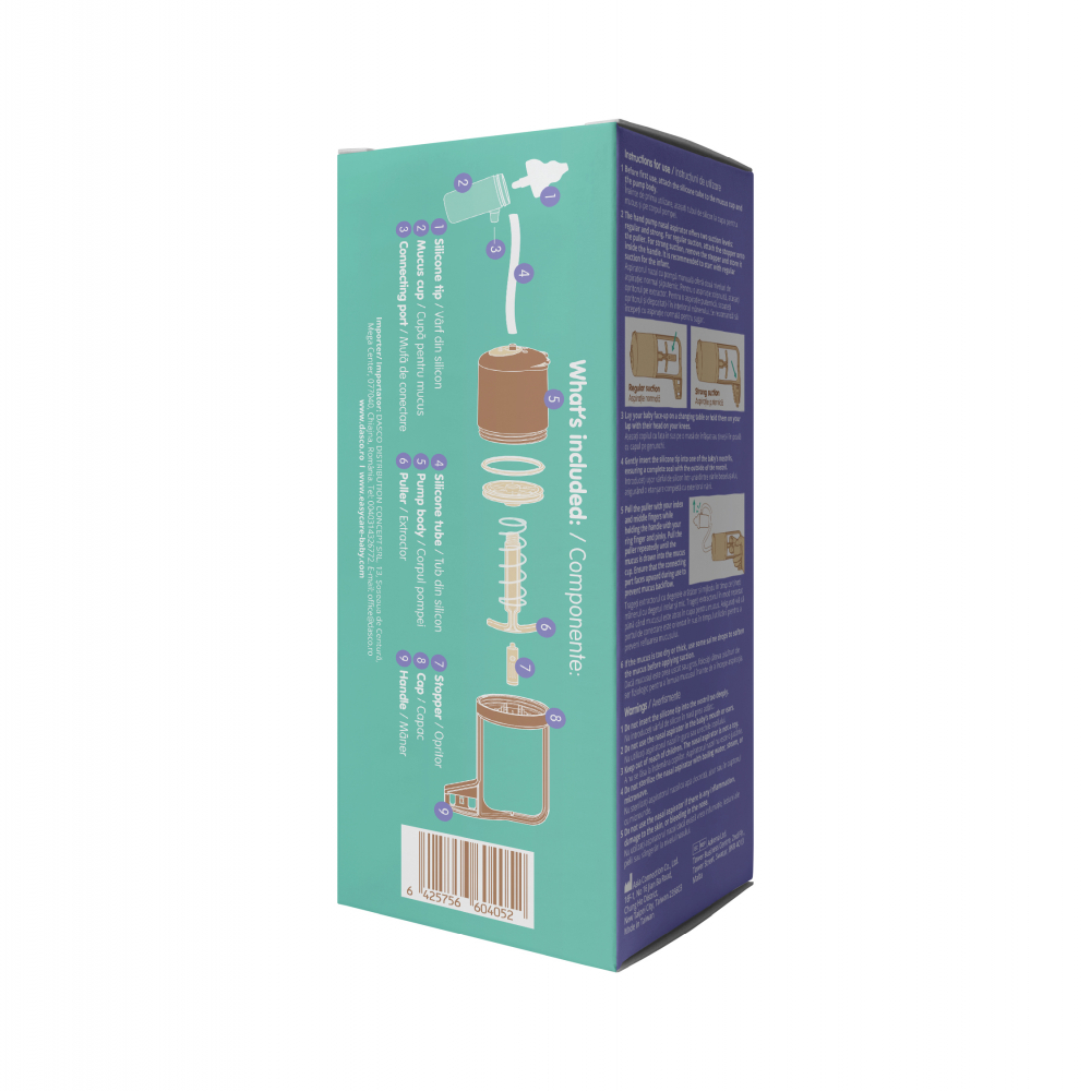 Aspirator Nazal EasyCare Baby - Sigur și Eficient