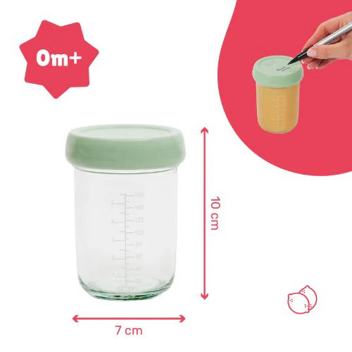 Badabulle Set 2 Boluri Sticlă Hrană Bebeluși