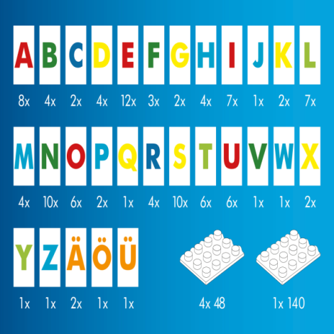 Joc educativ citit-scris 120 piese Hubelino - imagine 2