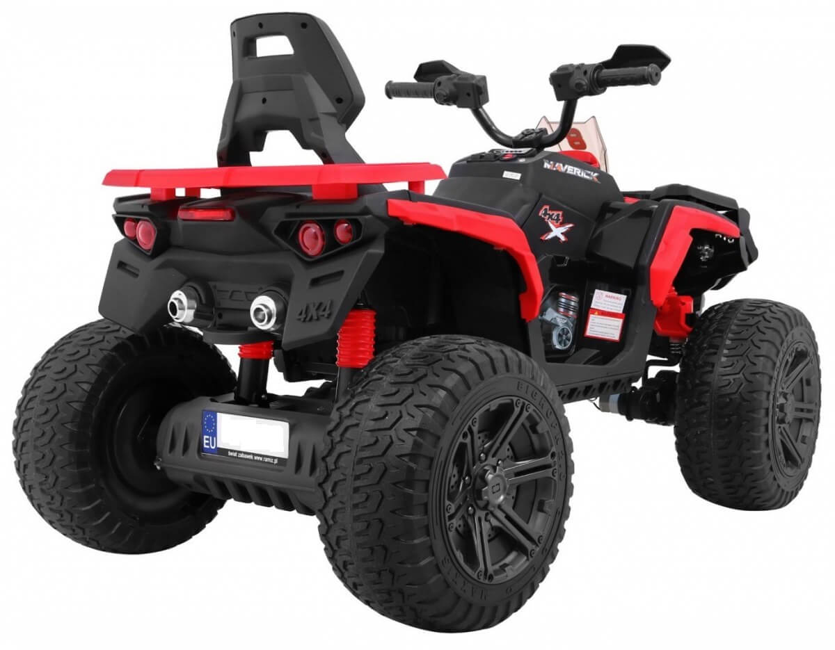 ATV Electric 4x4 Copii 12V Roșu - imagine 6