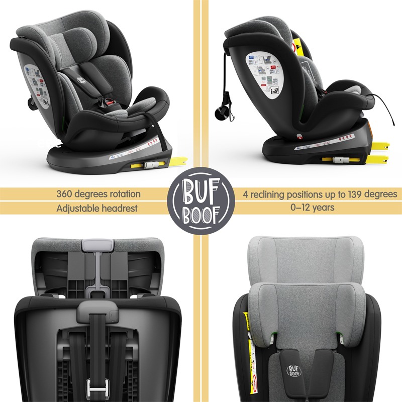 Scaun Auto Buf Boof Tweety Plus Rotativ 360° - imagine 6