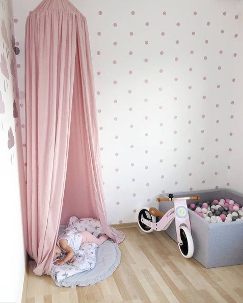 Baldachin Amy Pure Rose | Multifuncțional Bumbac - imagine 7