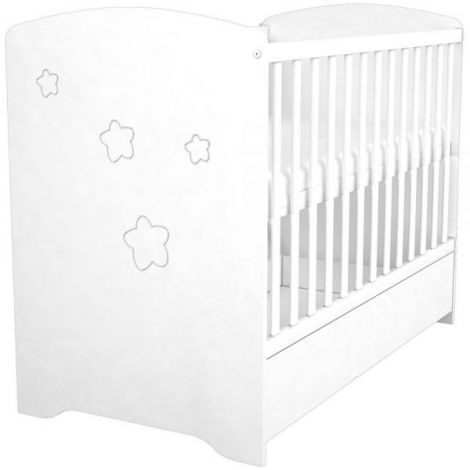 Patut Hubners Matei cu Sertar 120x60 Alb - imagine 4