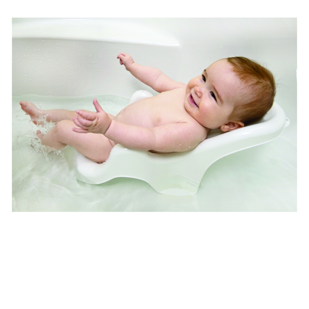 Suport Anatomic BabyJem White pentru Siguranța în Cada Bebelușului - imagine 2