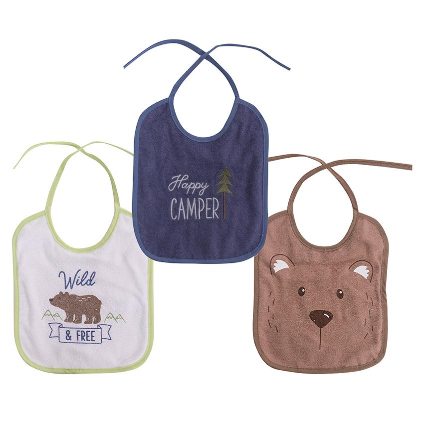Set 3 Bavete Lorelli Bumbac și Peva cu Snur - imagine 5