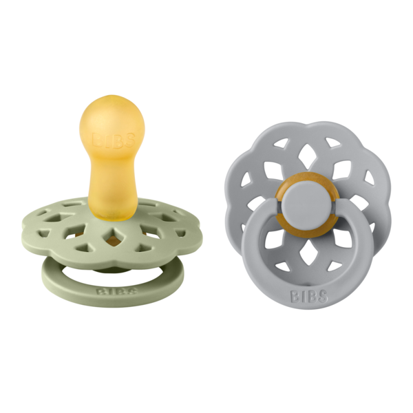 Set 2 Suzete Bibs Bohome Latex, 6 Luni + - imagine 4