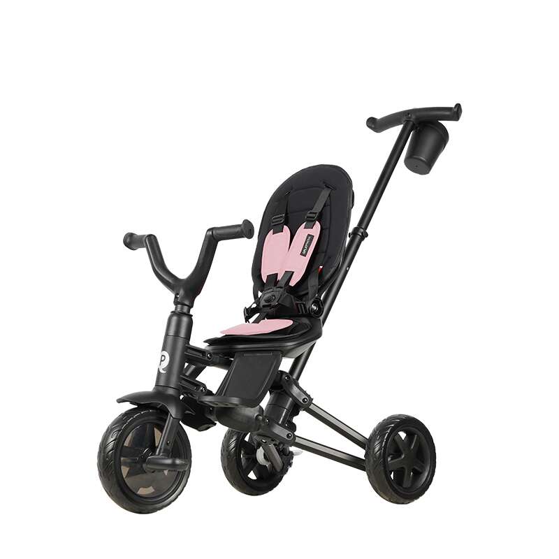 Tricicleta Qplay Nova Niello Roz, Ultrapliabila, 10 luni-25kg - imagine 8