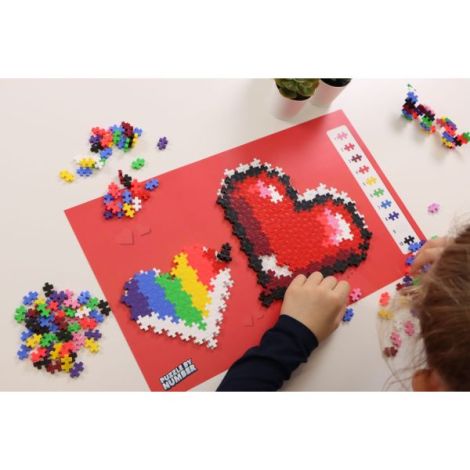 Puzzle Plus-Plus Inimi 250 piese Educativ - imagine 3