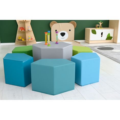 Set Pufuri Moje Bambino LO1 - Mobilier Grădiniță - imagine 7