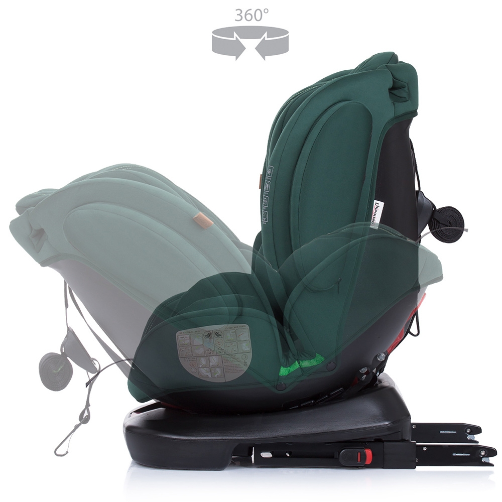Scaun Auto Chipolino 4Kid 0-36 kg Isofix Avocado - imagine 5