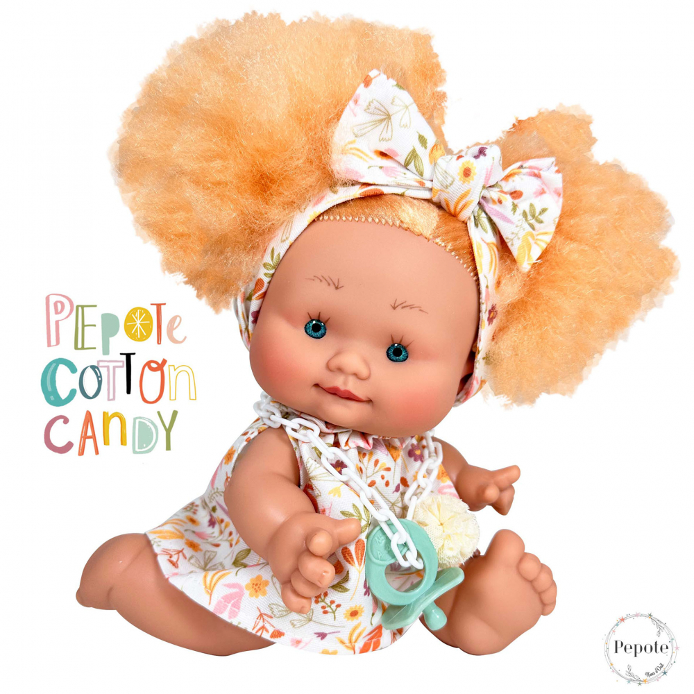 Păpușă Nines D'Onil Candy, Păr Portocaliu, 26 cm