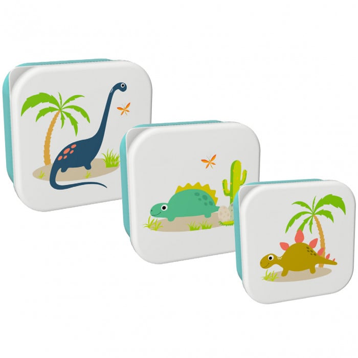 Set 3 cutii alimente Itotal Dinozaur BPA Free - imagine 2
