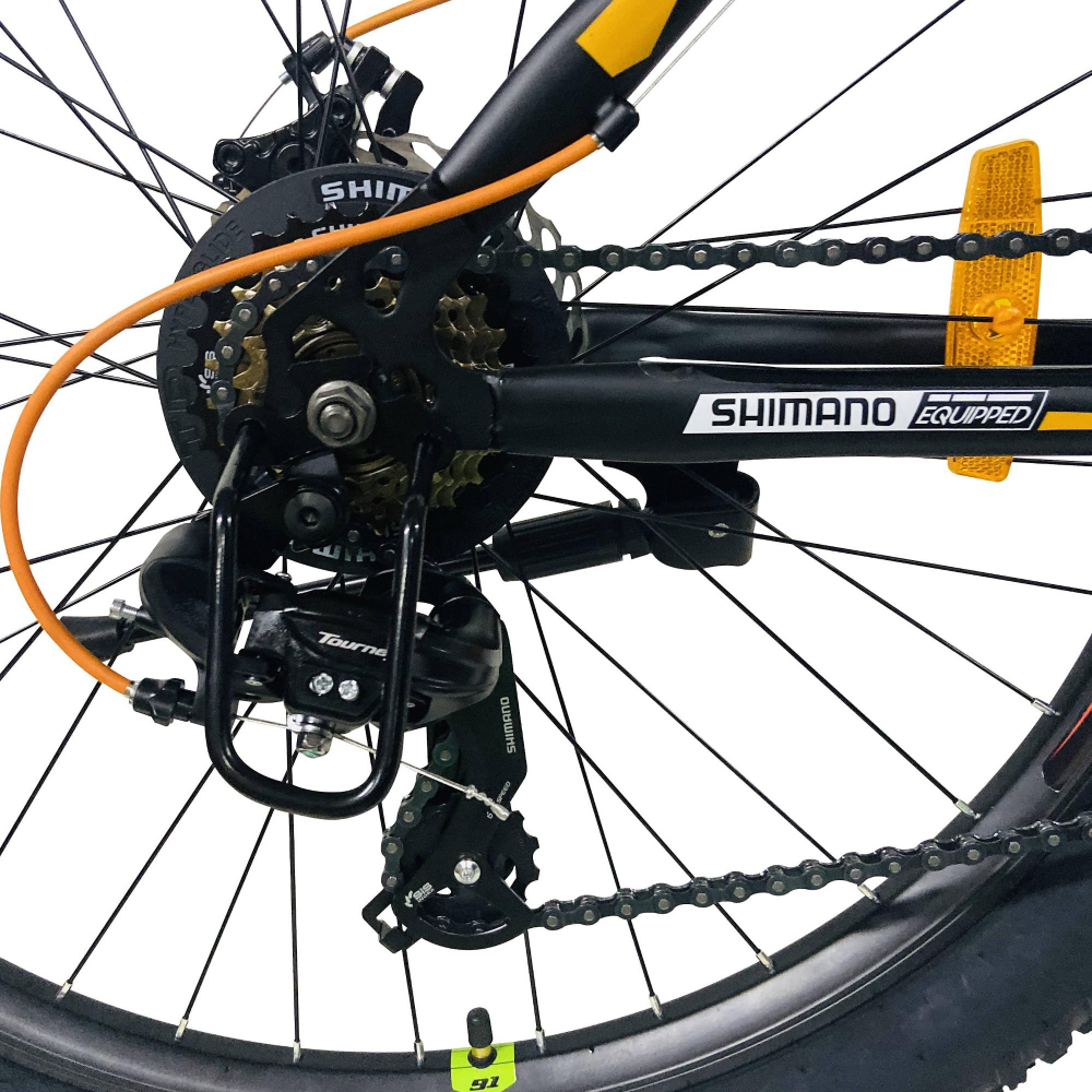 Bicicleta MTB Procart 27.5" Negru-Portocaliu - imagine 2