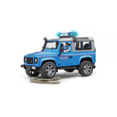 Bruder Masina Politie Land Rover cu Lumini - imagine 3