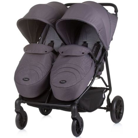 Carucior Gemeni Chipolino Top Stars Anthracite - imagine 2