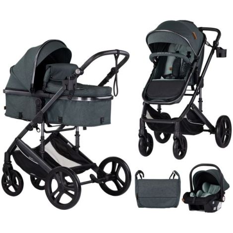 Carucior Chipolino Amore 3 în 1 cu Scaun Auto