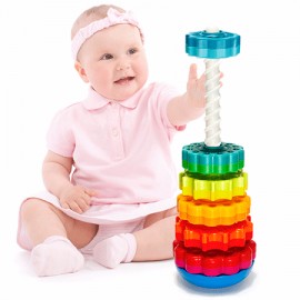 Piramida cu Rotite Fat Brain Toys - imagine 8