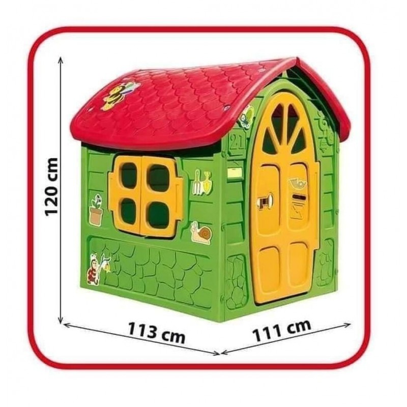 Casuta Joaca Dohany Verde | Jucarii Exterior - imagine 2