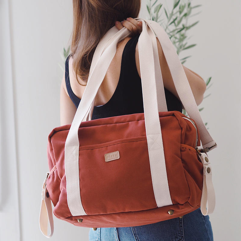 Geantă de înfășat Beaba Paris Brick, Unisex și Modernă - imagine 4