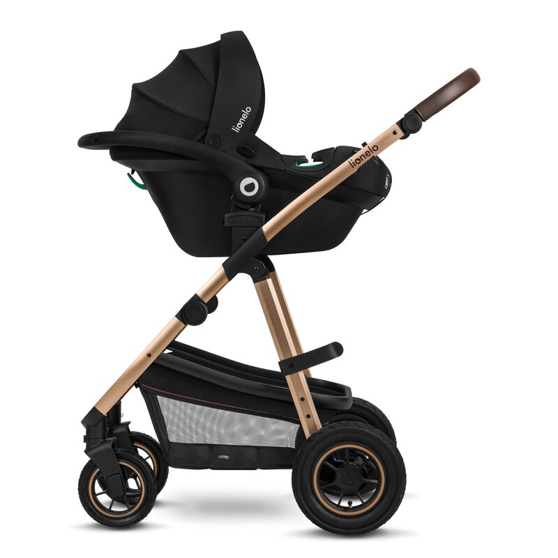 Carucior 2 in 1 Lionelo Amber, Aluminiu, Accesorii Incluse