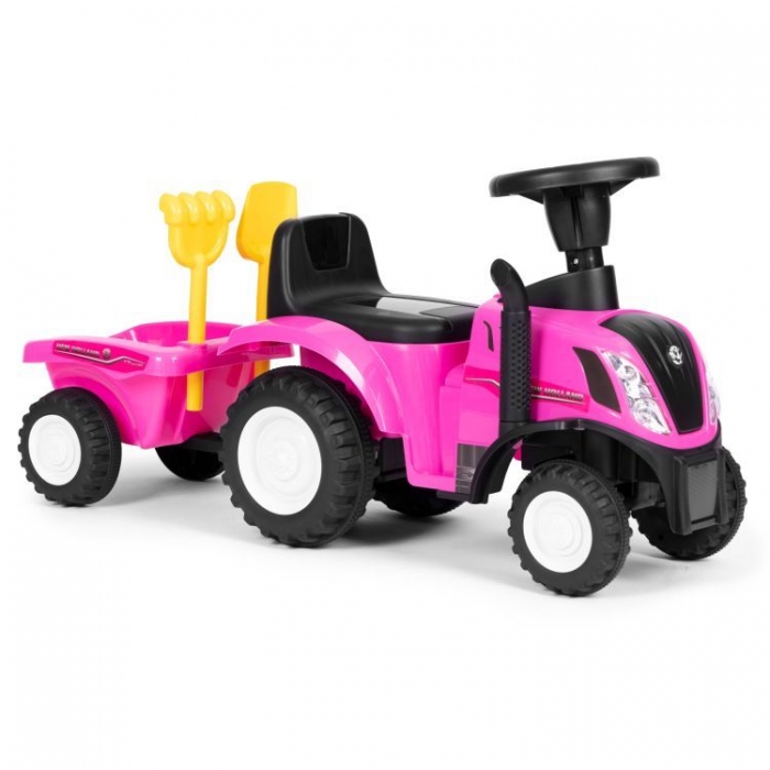 Tractor New Holland cu Remorca Ecotoys - Joc Activ - imagine 10