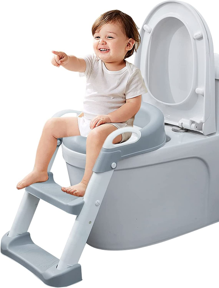 Reductor Toaleta Little Mom Grow Up Grey, Pliabil - imagine 10