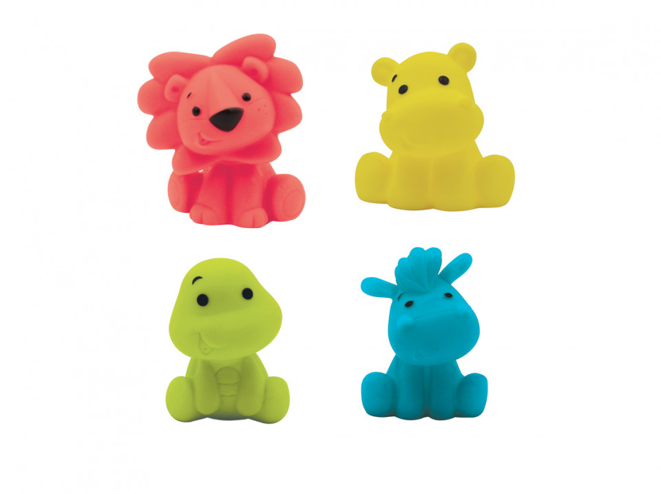 Set 4 jucarii de baie Animalute Ludi - imagine 4