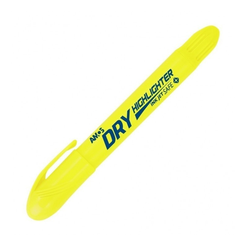 Textmarker Amos Uscat Galben, Vârf Durabil