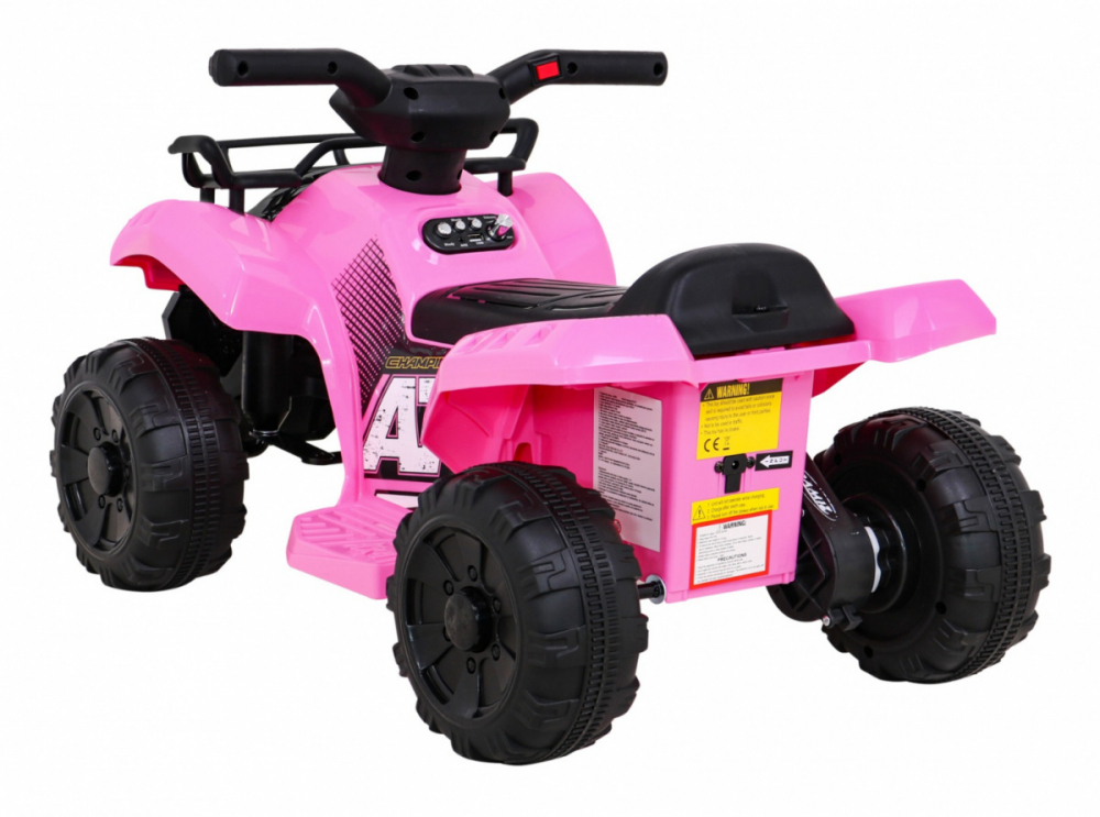 ATV Electric Ramiz Storm Pink pentru Copii - imagine 9