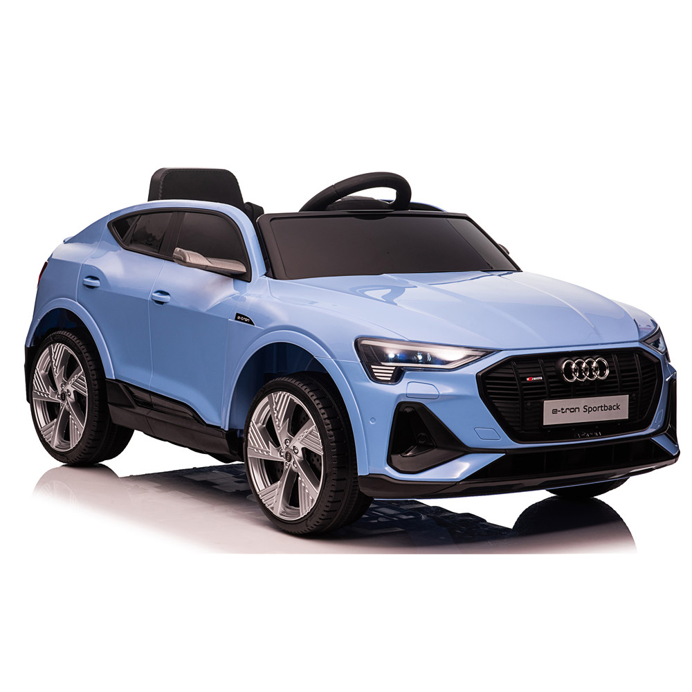 Mașinuță Electrică Audi E Tron 12V, 70W, Scaun Piele - imagine 5
