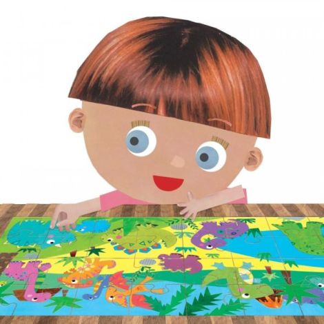Headu 8 în 1 Puzzle Dinozauri Educativ - imagine 5