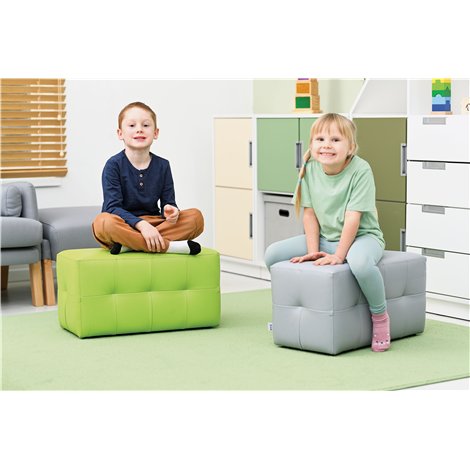 Fotoliu Puf Moje Bambino Gri - Confort Sigur pentru Copii - imagine 2