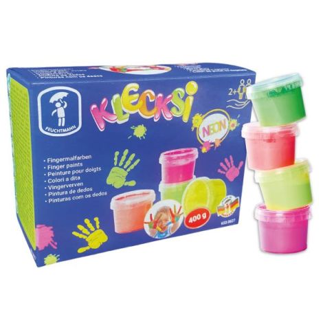 Plastilina Feuchtmann 4 Culori Neon pentru Creativitate