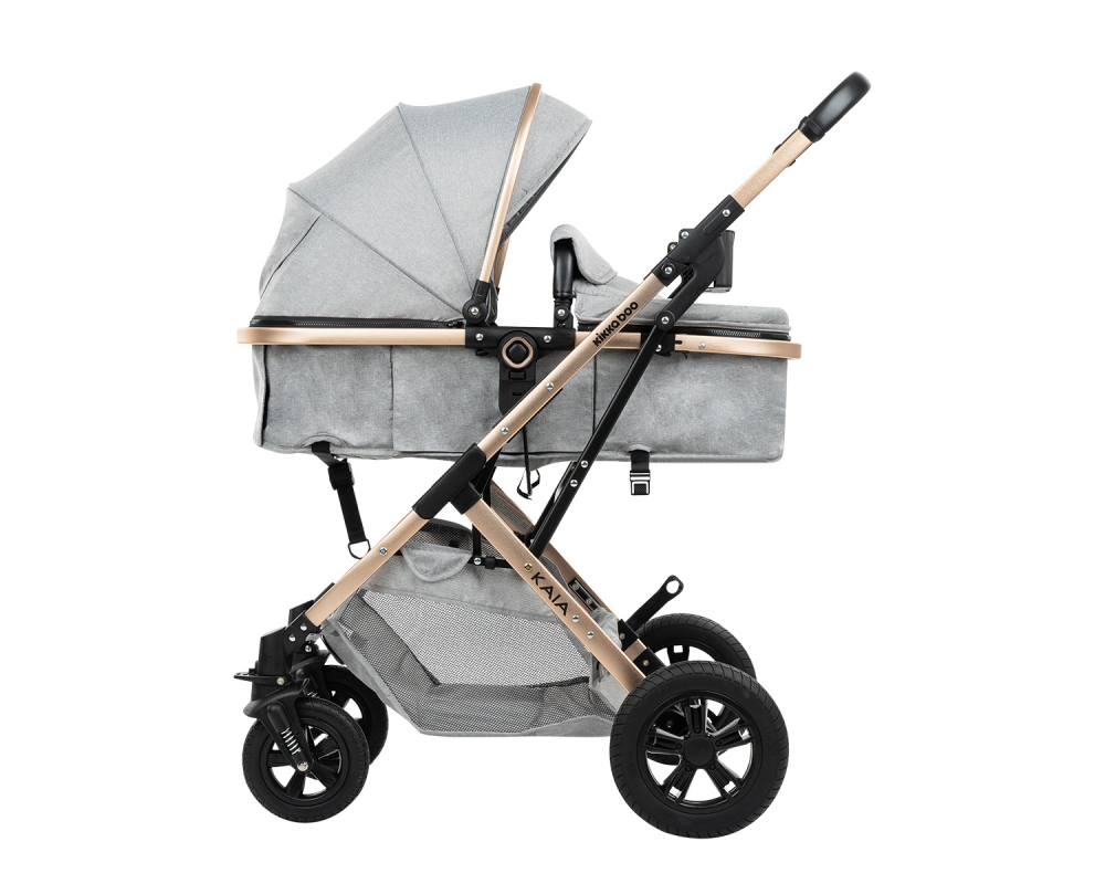 Carucior 3 in 1 Kikkaboo Kaia, Gri - imagine 4