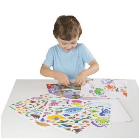 Melissa & Doug Abtibilduri Reutilizabile Acvatice - imagine 4