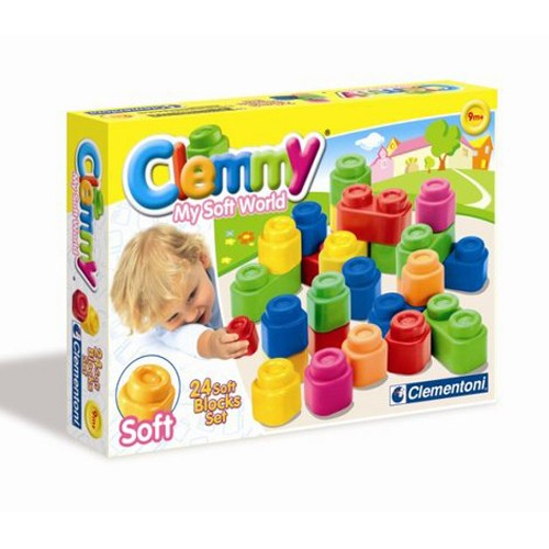 Cuburi Clemmy 24b Clementoni | Jucărie sigură și moale
